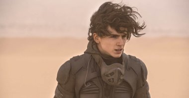 Timothee Chalamet as Paul in a still shot from "Dune."