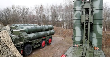 A view shows a new S-400 "Triumph" surface-to-air missile system after its deployment at a military base outside the town of Gvardeysk near Kaliningrad, Russia, March 11, 2019. (Reuters Photo)