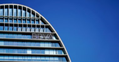 The Spanish bank BBVA's headquarters, in Madrid, Spain, Nov. 17, 2020. (Reuters File Photo)