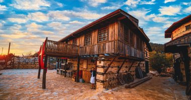 A view from a button house in Akseki, Antalya, southern Turkey, Nov. 13, 2021. (AA Photo) 