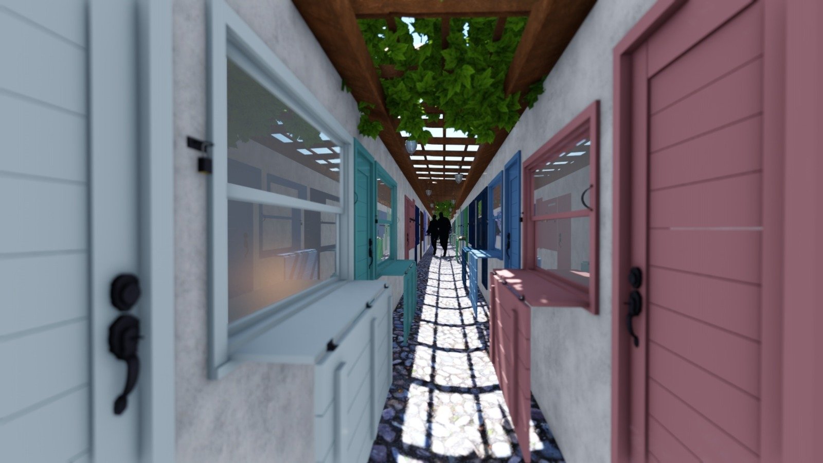 A computer-generated image showing the planned new outlook of the street. (DHA PHOTO) 
