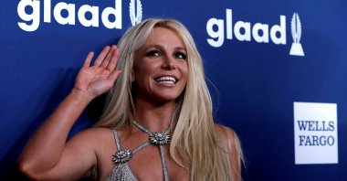 Singer Britney Spears poses at the 29th Annual GLAAD Media Awards in Beverly Hills, California, U.S., April 12, 2018. (Reuters Photo)