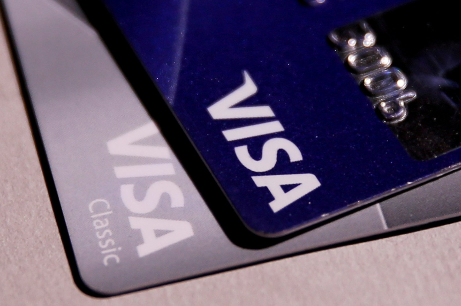 Visa credit cards are seen in this picture illustration taken June 9, 2016. (Reuters Photo)