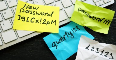 This year's top slots featured obvious winners like "1234" and "12345," which can be cracked in less than a second. (Shutterstock Photo) 
