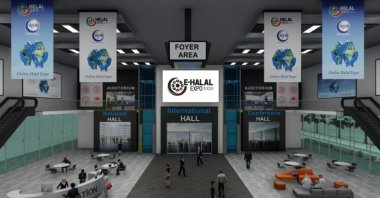 A view of the digital platform of E-Halal Expo 2020, which took place virtually on Dec. 21-23, 2020, due to the COVID-19 pandemic. (Courtesy of Discover Events)
