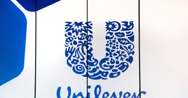 The logo of Unilever is seen at its building in Rotterdam, Netherlands, Aug. 21, 2018. (REUTERS/Piroschka van de Wouw)