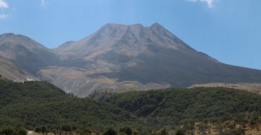 A view of Mount Hasan, in Aksaray, central Turkey, Nov. 18, 2021. (IHA Photo)