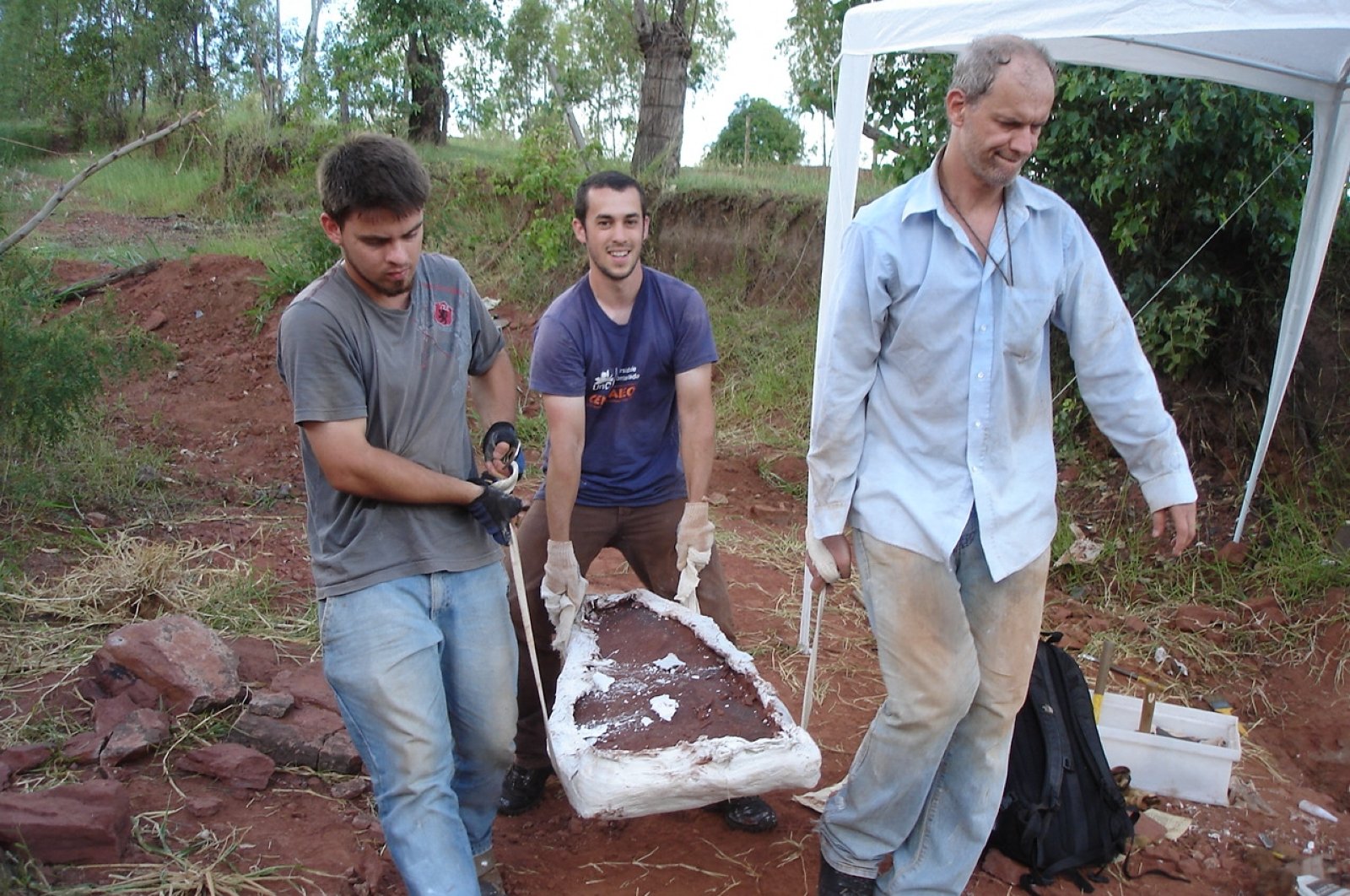 Para peneliti menggali sisa-sisa spesies dinosaurus ‘sangat langka’ di Brasil