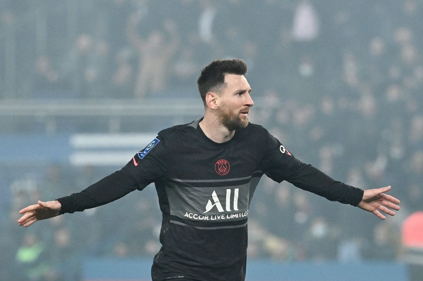 Messi mencetak gol pertama di Ligue 1 saat 10 pemain PSG mengalahkan Nantes