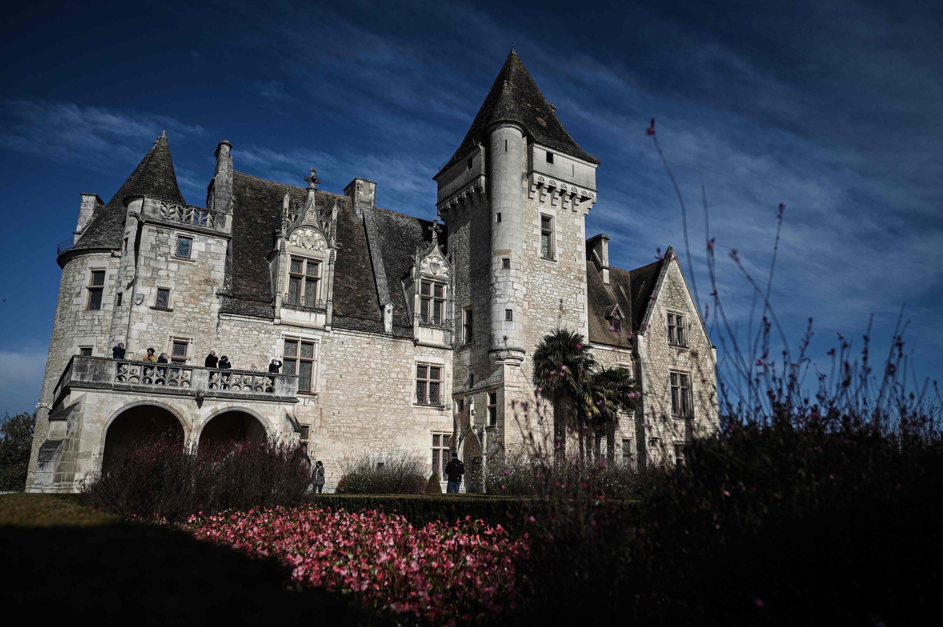 The former home of French U.S.-born dancer and singer Josephine Baker, the castle of Les Milandes, in Castelnaud-la-Chapelle, south western France, Nov. 11, 2021. (AFP)