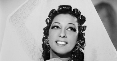 French U.S.-born singer and dancer Josephine Baker poses in Paris in the 1930s, France, Jan. 1, 1930. (AFP)