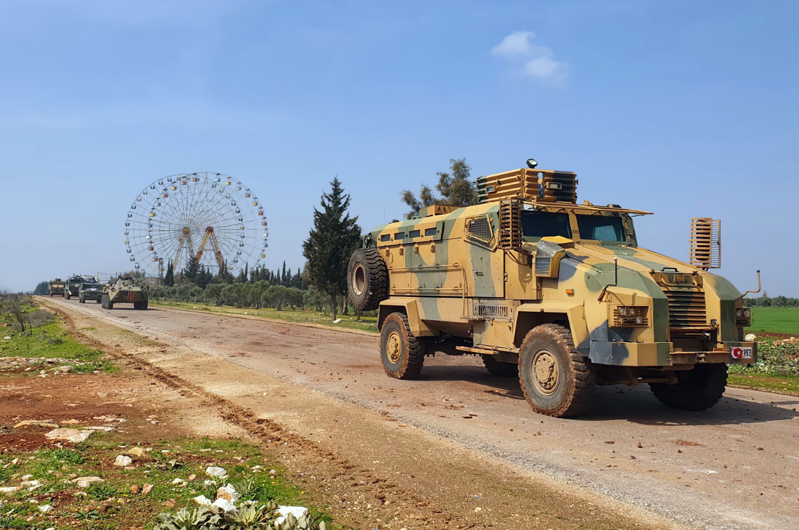 Area patroli militer Rusia di dekat zona yang dikuasai AS di Suriah
