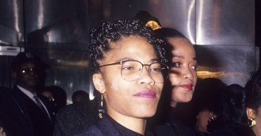 Malikah Shabazz attends the "Malcolm X" New York City Premiere at the Ziegfeld Theatre in New York City, U.S., Nov. 16, 1992. (Getty Images File Photo)