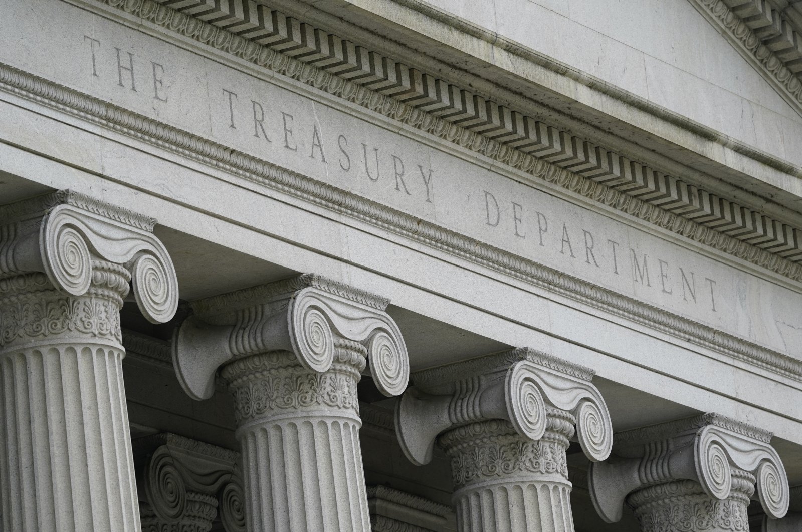 A file photo of the Treasury Building in Washington, U.S., May 4, 2021. (AP File Photo)