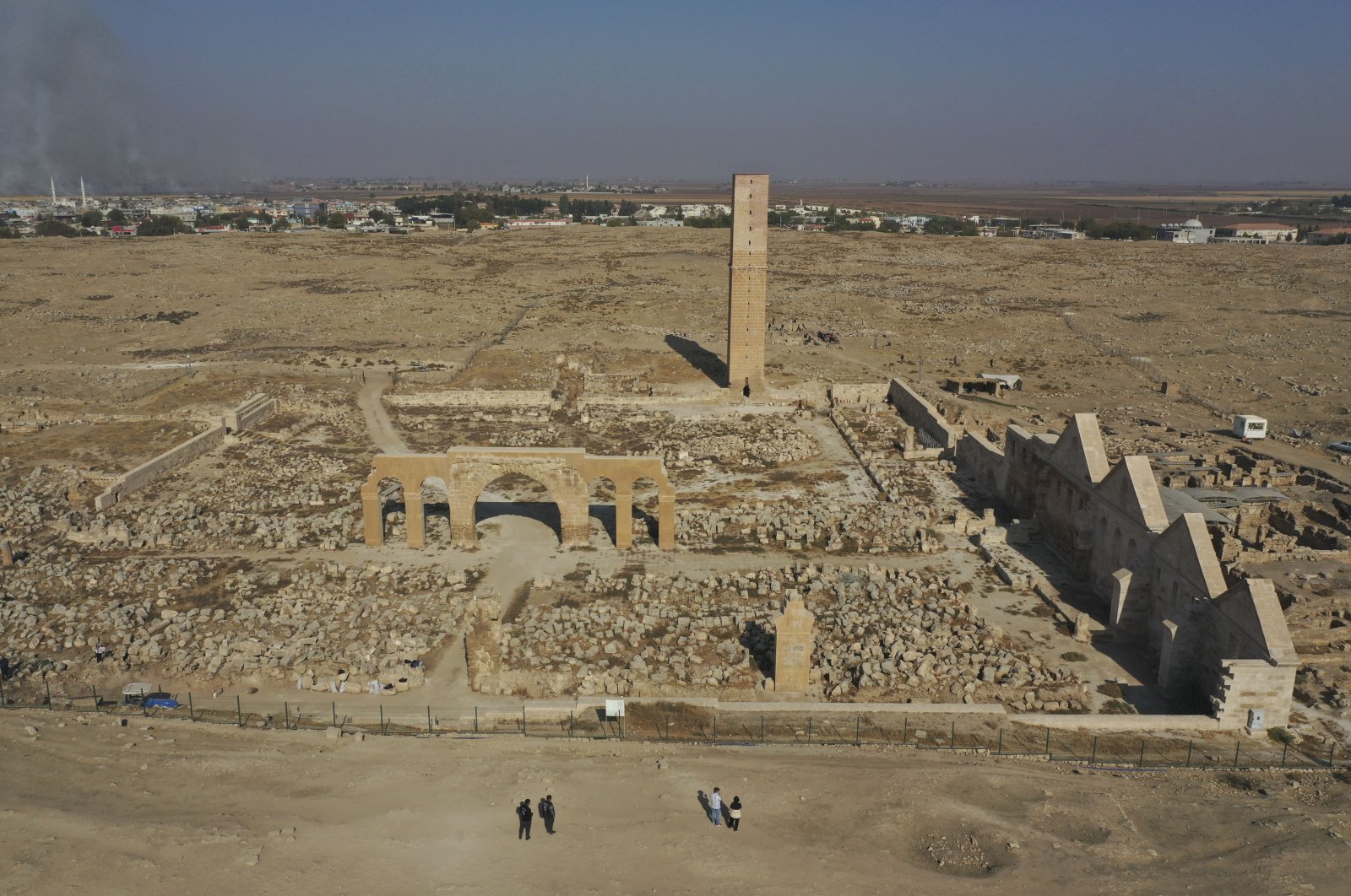 A view from the remains of the madrassa found in Harran, Şanlıurfa, southeastern Turkey, Nov. 20, 2021. (AA Photo)