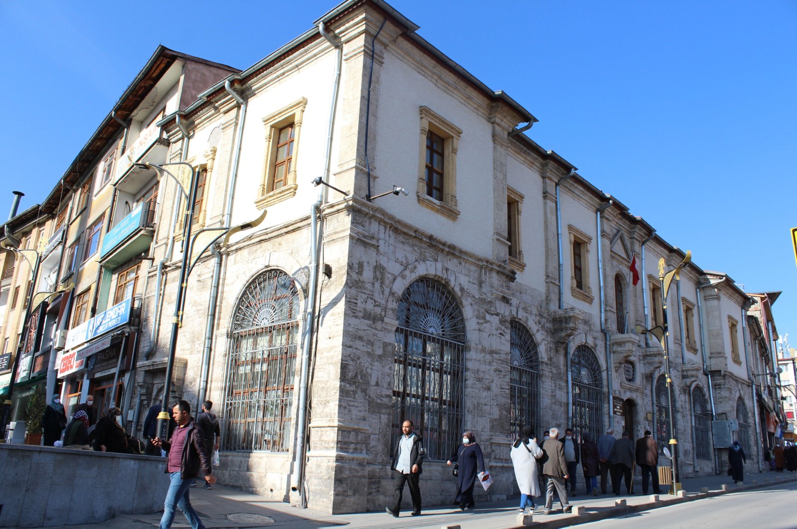 The historic Ziyabey Manuscripts Library in Sivas, eastern Turkey, Nov. 18, 2021. (IHA Photo)