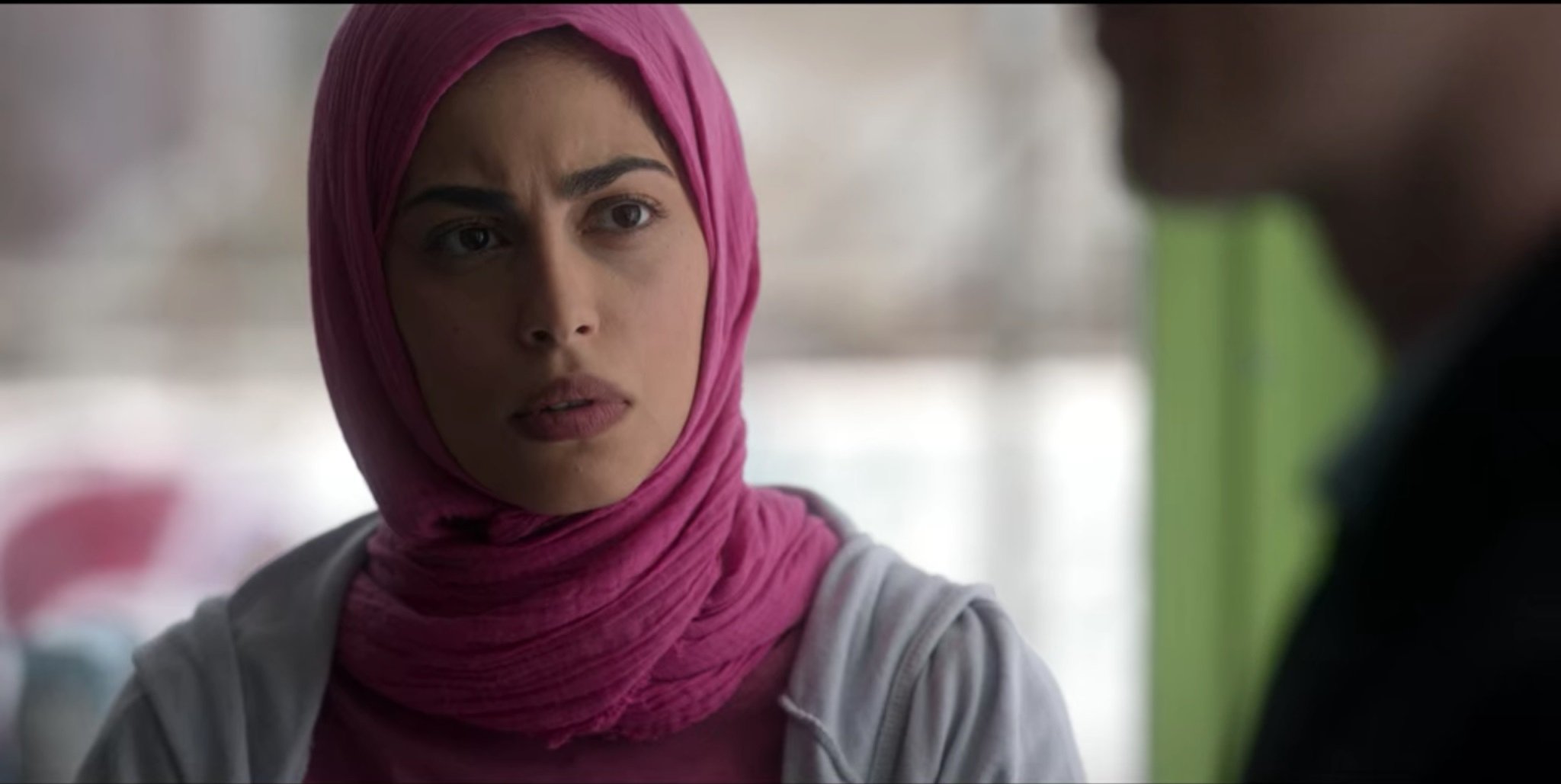 Mina El Hammani as Nadia in a still shot from 'Elite.' 