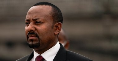 Ethiopian Prime Minister Abiy Ahmed attends the inauguration of the newly remodeled Meskel Square on June 13, 2021 in Addis Ababa, Ethiopia. (Getty Images)