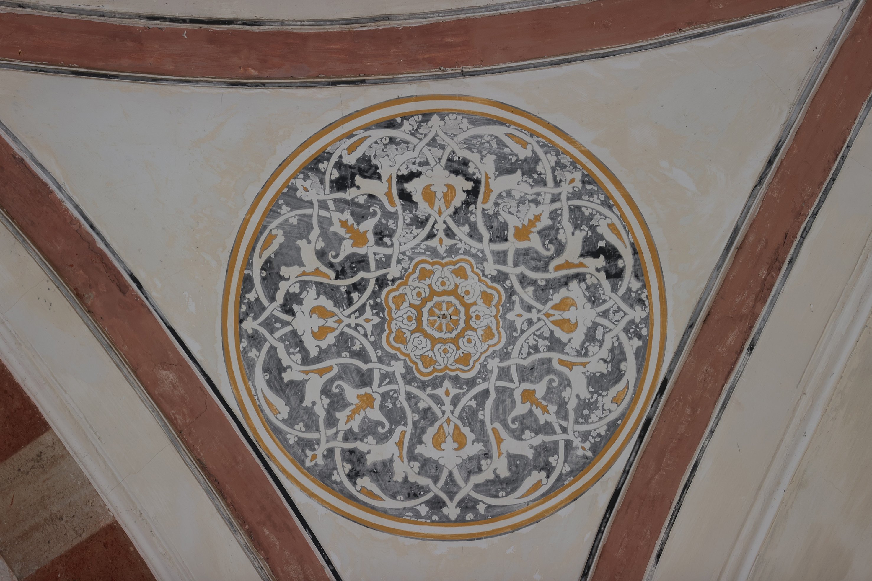 An ornament in the Selimiye Mosque, Edirne, northwestern Turkey, Nov. 26, 2021. (AA Photo)