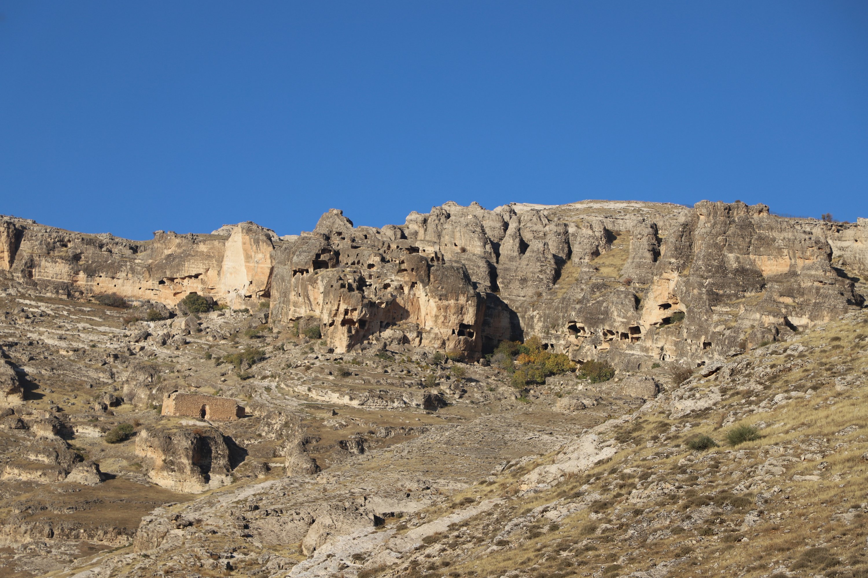 The Hasuni Caves in Silvan, Diyarbakır, southeastern Turkey, Nov. 27, 2021. (AA)