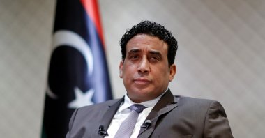 Head of the Libyan Presidential Council Mohammad Younes Menfi attends an interview with Reuters in Paris, France, Nov. 13, 2021. (Reuters File Photo)