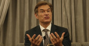 Dr. Mehmet Öz, more widely known as Dr. Oz, speaks at an event in Washington D.C., United States, Sept. 26, 2018. (AA Photo)