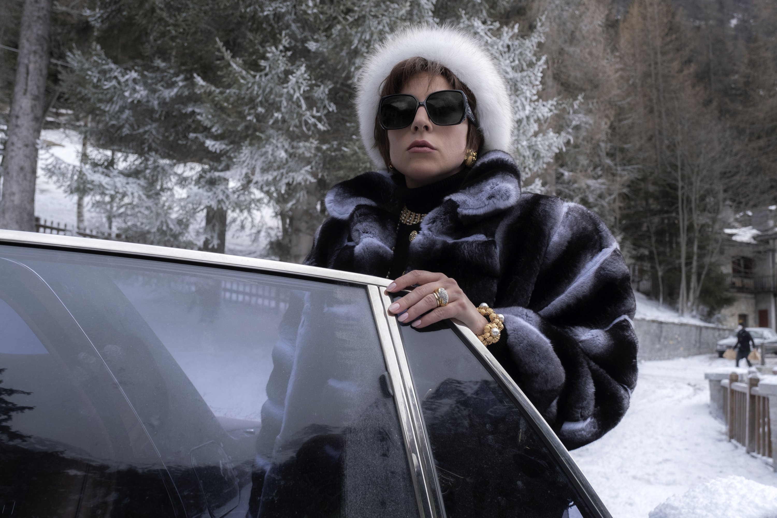 This image released by MGM shows Lady Gaga as Patrizia Reggiani in 