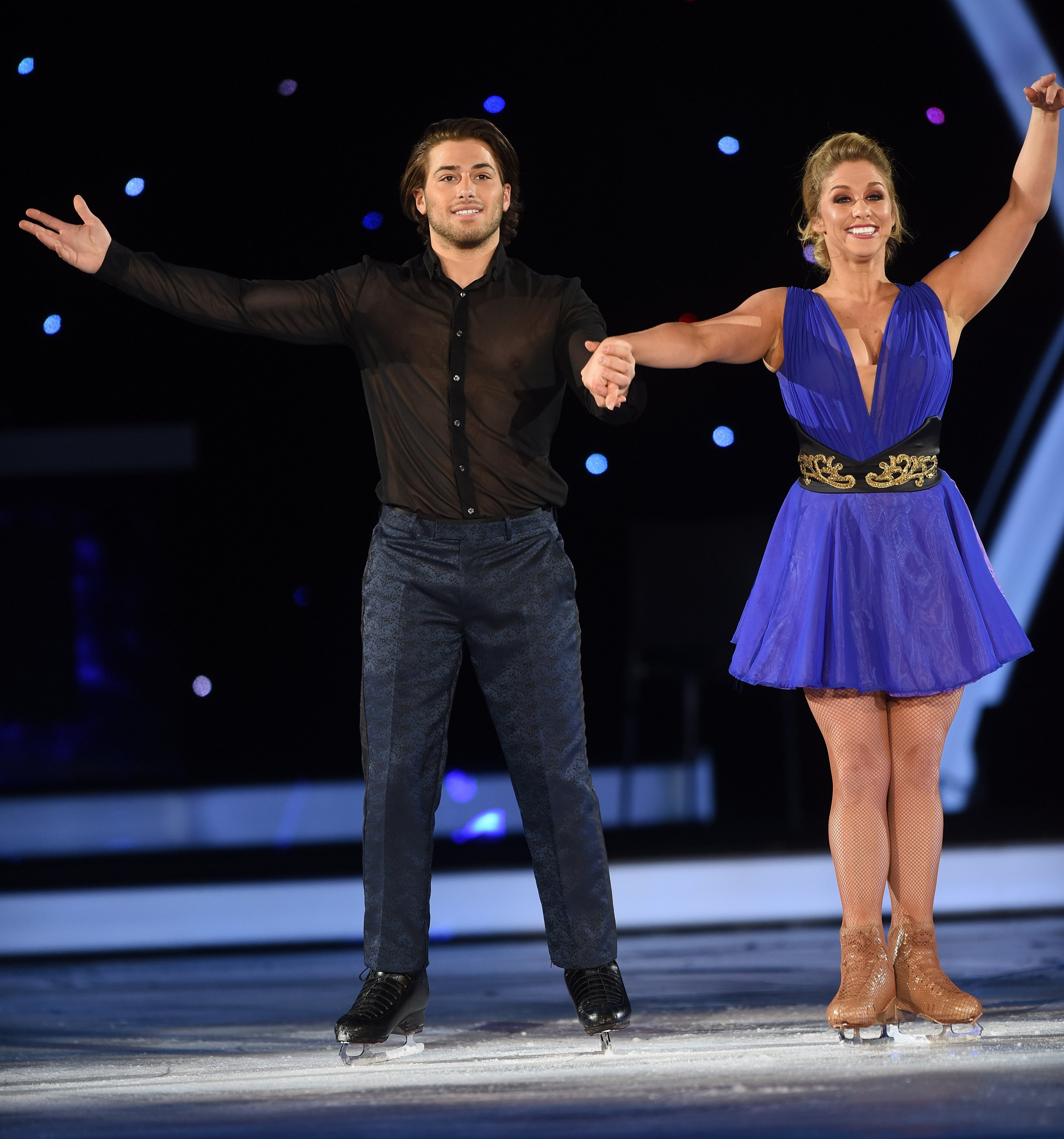 Alex Murphy and Kem Çetinay during the Dancing on Ice Live Tour on March 22, 2018, in London, England. (Getty Images(