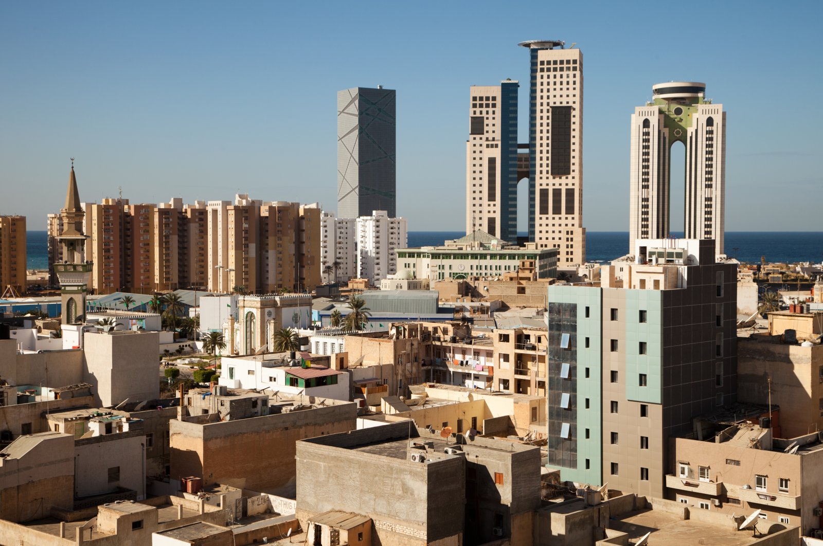 Skyline view of the Libyan capital Tripoli. (Getty Images)