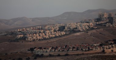 A view shows the illegal Israeli settlement of Maale Adumim in the Israeli-occupied West Bank, Palestine, Oct. 27, 2021. (Reuters Photo)