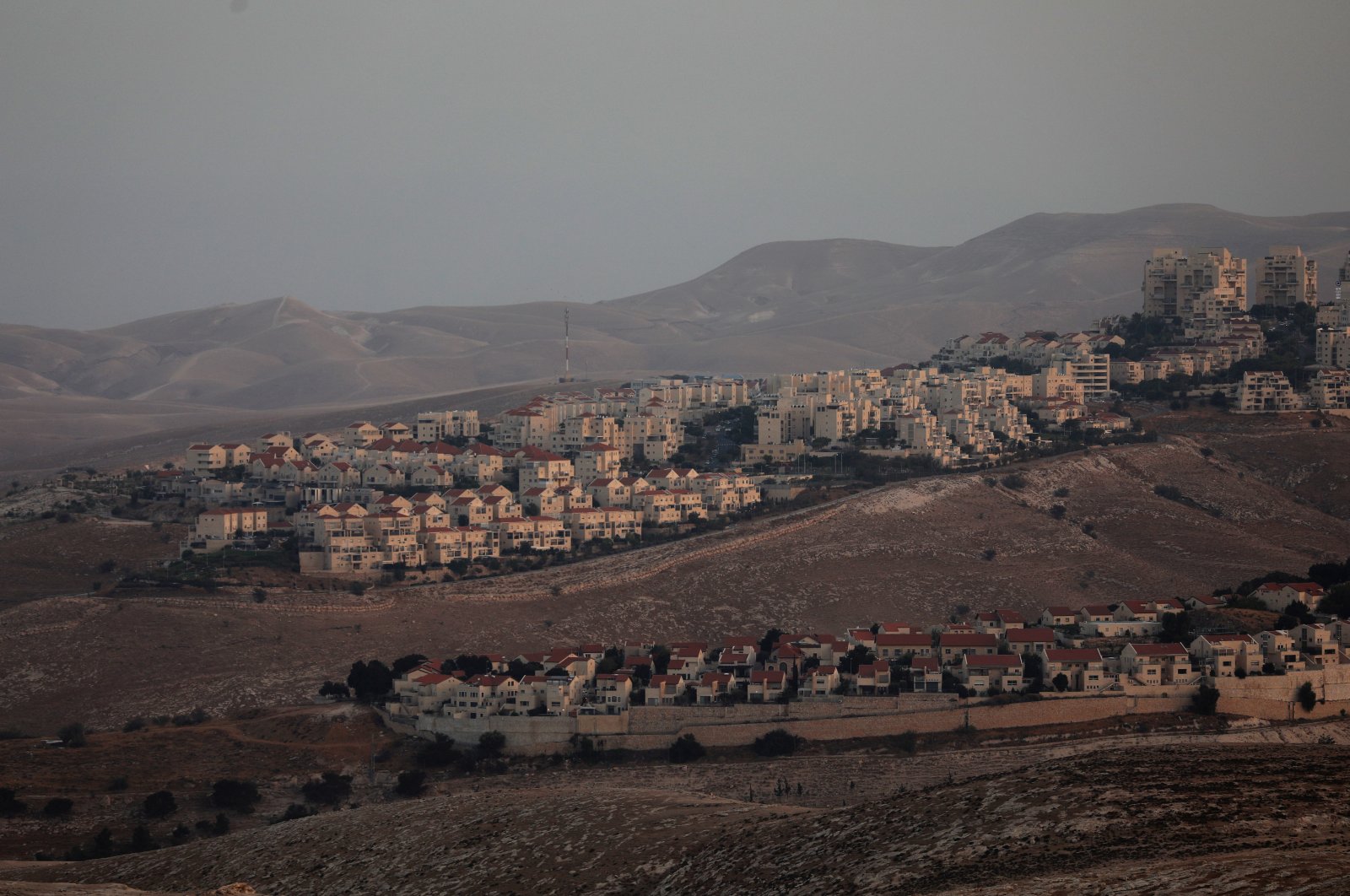 A view shows the illegal Israeli settlement of Maale Adumim in the Israeli-occupied West Bank, Palestine, Oct. 27, 2021. (Reuters Photo)