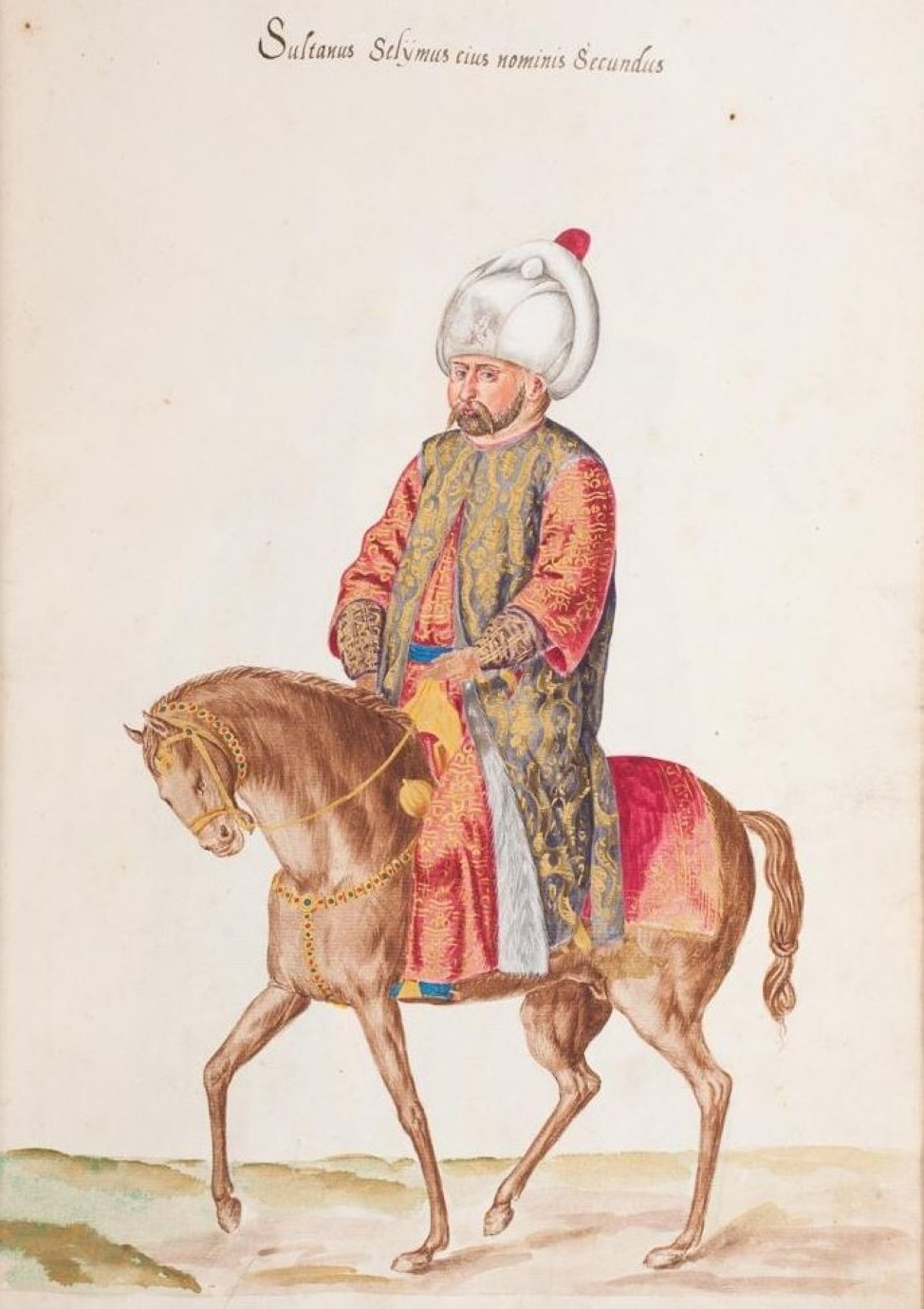 A portrait of Sultan Selim II by Lambert de Vos. (Wikimedia)