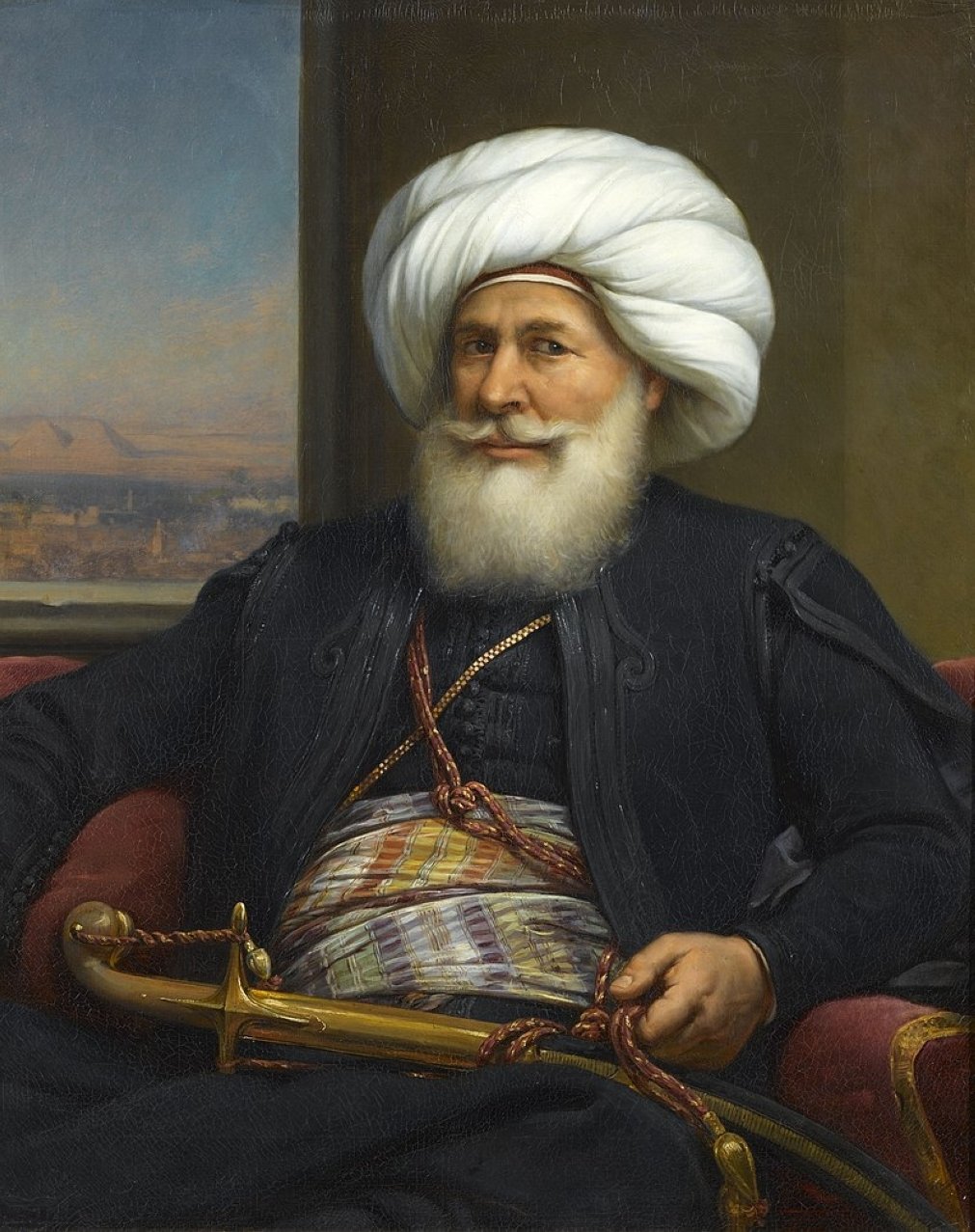 An 1840 portrait of Muhammad Ali Pasha by Auguste Couder. (Wikimedia)