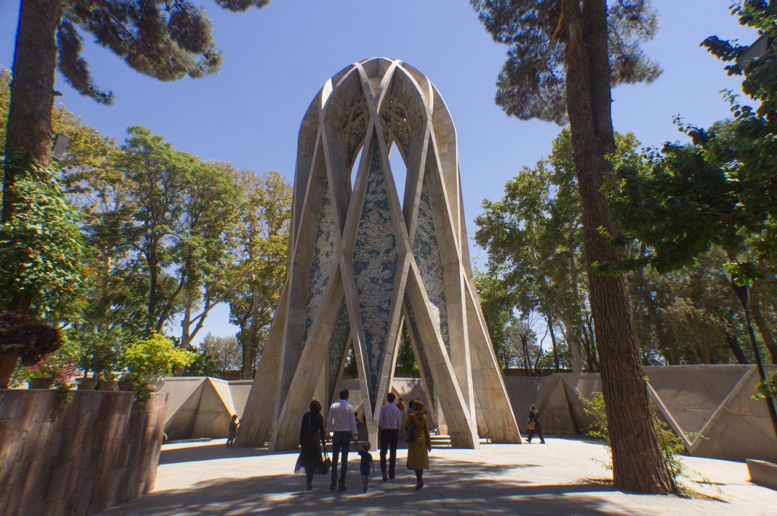 The tomb of polymath Omar Khayyam in the city of Nishapur in Iran. (Getty Images) 