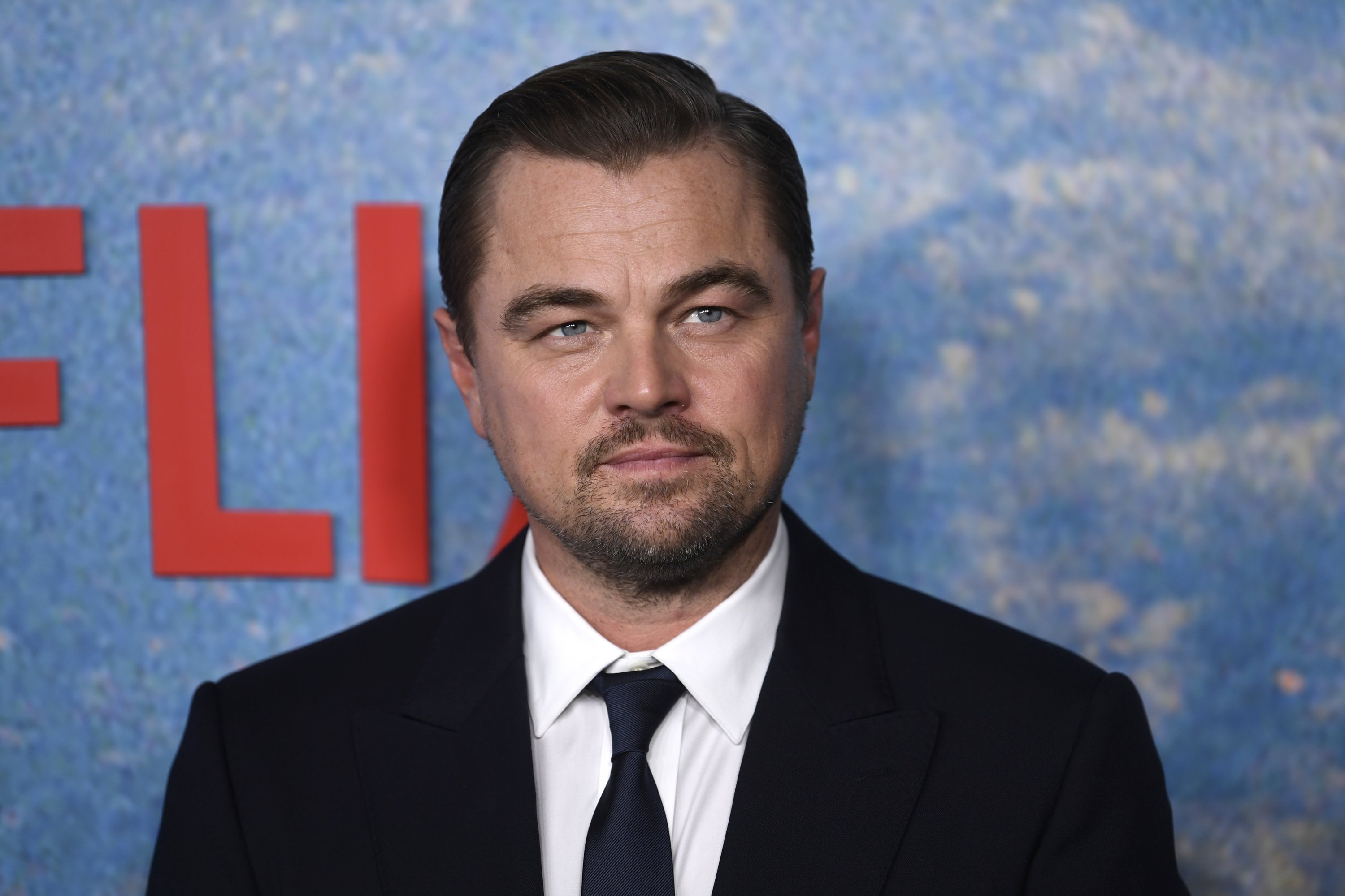 Leonardo DiCaprio attends the world premiere of "Don't Look Up" at Jazz at Lincoln Center in New York, U.S., Dec. 5, 2021, . (AP)