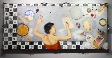 “Salle a manger” by Nihal Martlı, 2021. (Courtesy of C.A.M. Gallery)