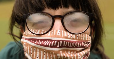 Glasses are quick to fog up when you put a mask on, but there are a few things you can do to avoid this. (Shutterstock Photo) 