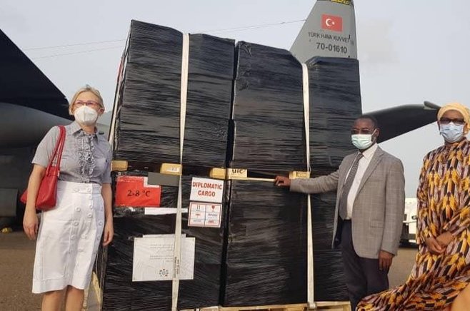 Turki kirim 210.000 dosis vaksin COVID-19 ke Togo
