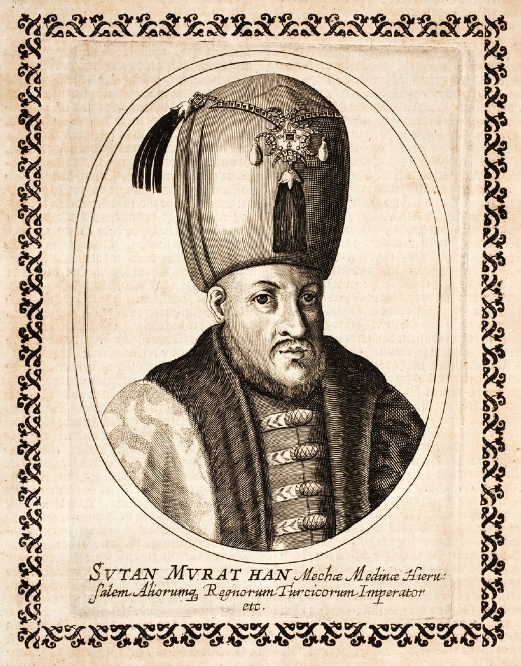 A depiction of Sultan Murad III. (Wikimedia) 