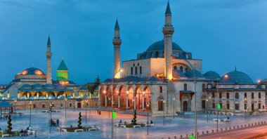 Great view of Mevlana Square in Konya, Turkey. (Shutterstock Photo) 