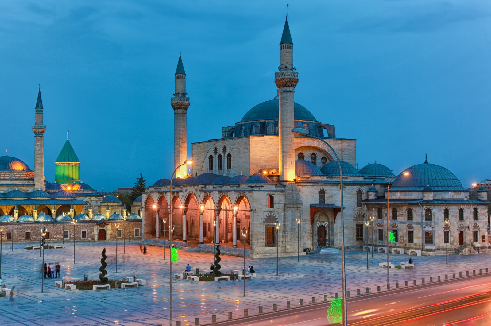 Great view of Mevlana Square in Konya, Turkey. (Shutterstock Photo) 
