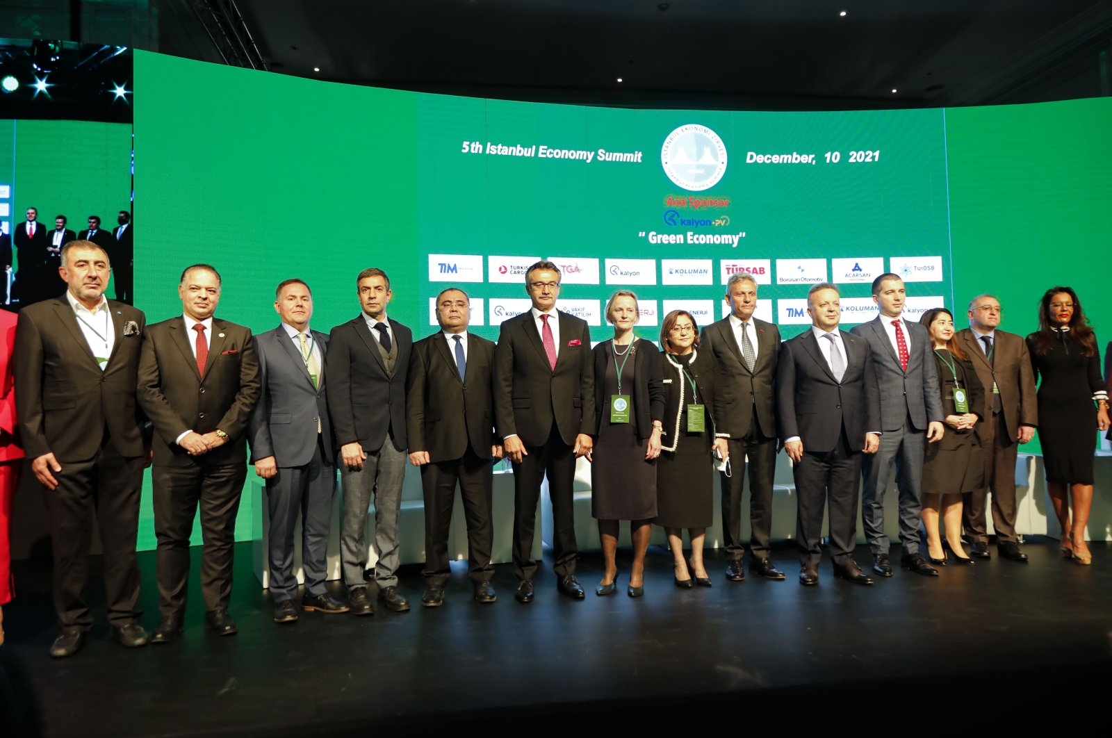 Officials, executives and private sector representatives during the opening ceremony of Istanbul Economy Summit, Istanbul, Turkey, Dec. 10, 2021. (Courtesy of the Istanbul Economy Summit)