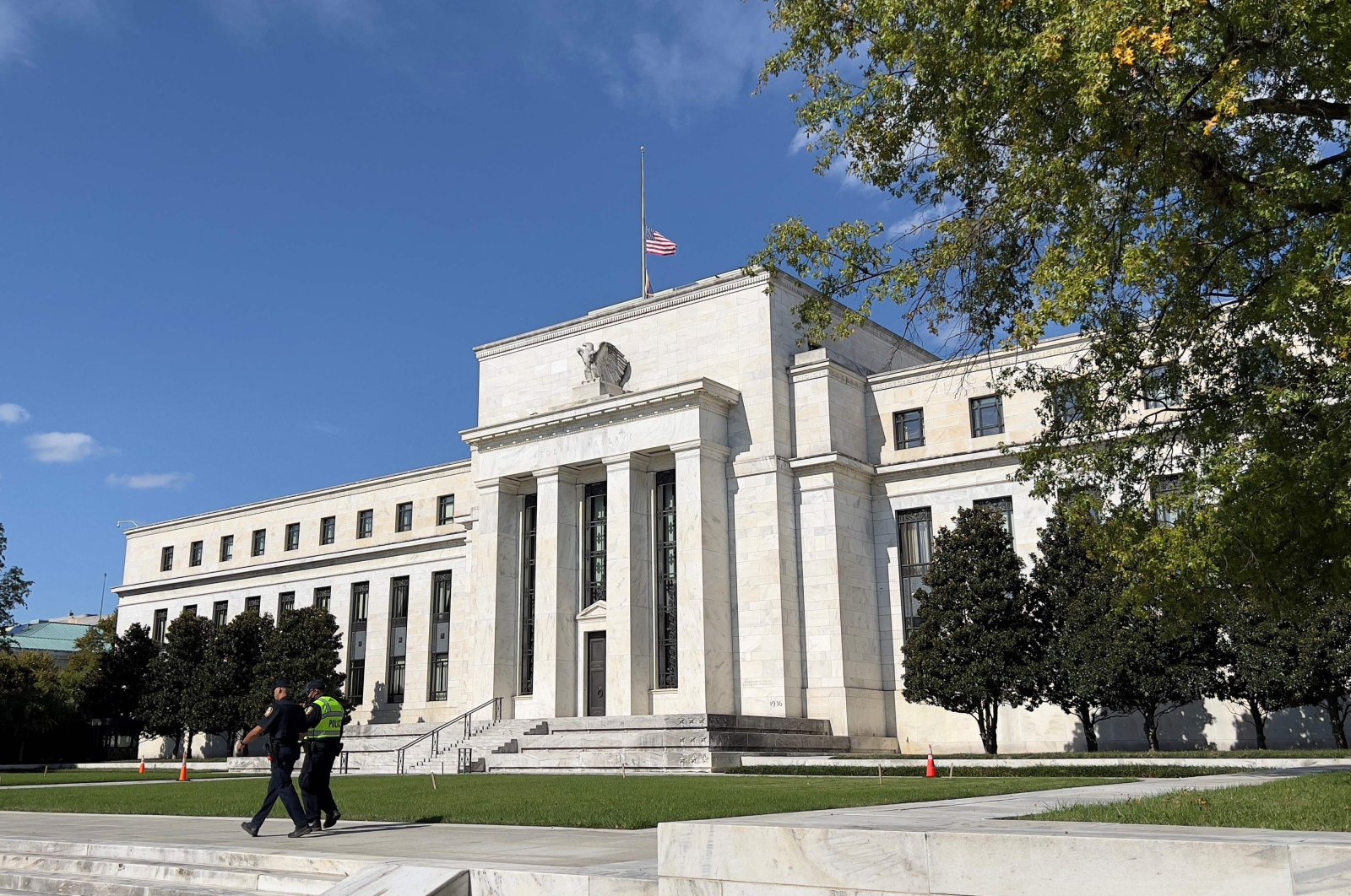 The U.S. Federal Reserve building in Washington, D.C., U.S., Oct. 22, 2021. (AFP Photo)