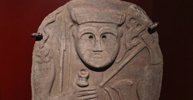 A historical artifact on display in the Van Museum dubbed the largest Urartian museum in the world, in Van, eastern Turkey, Dec. 13, 2021. (AA Photo)