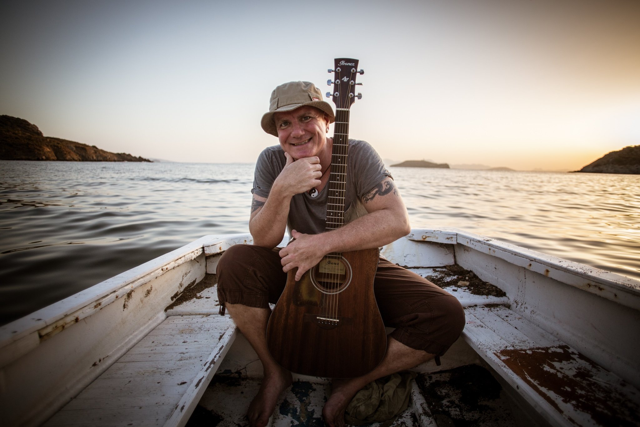 Bob Sauler brought his joy and music to Bodrum. (Photo by Matthew Erdem) 