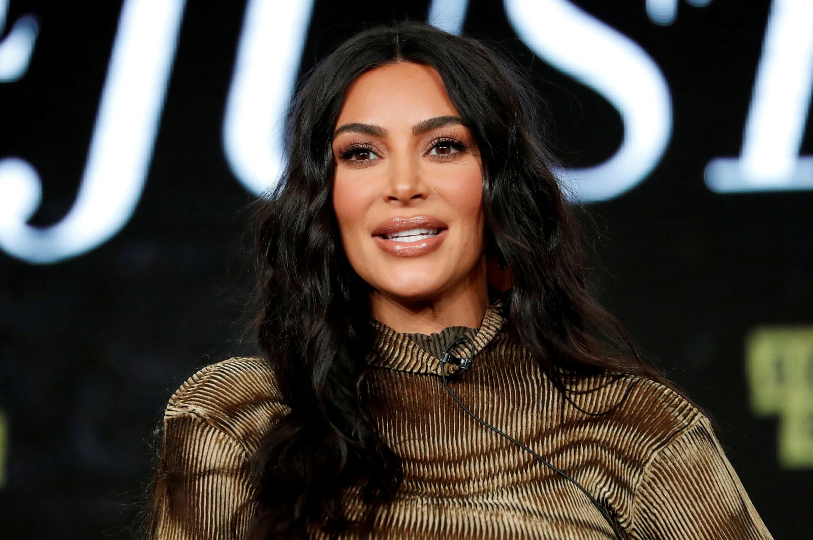 Television personality Kim Kardashian attends a panel for the documentary “Kim Kardashian West: The Justice Project” during the Winter Television Critics Association Press Tour in Pasadena, California, U.S., Jan. 18, 2020. (Reuters Photo)