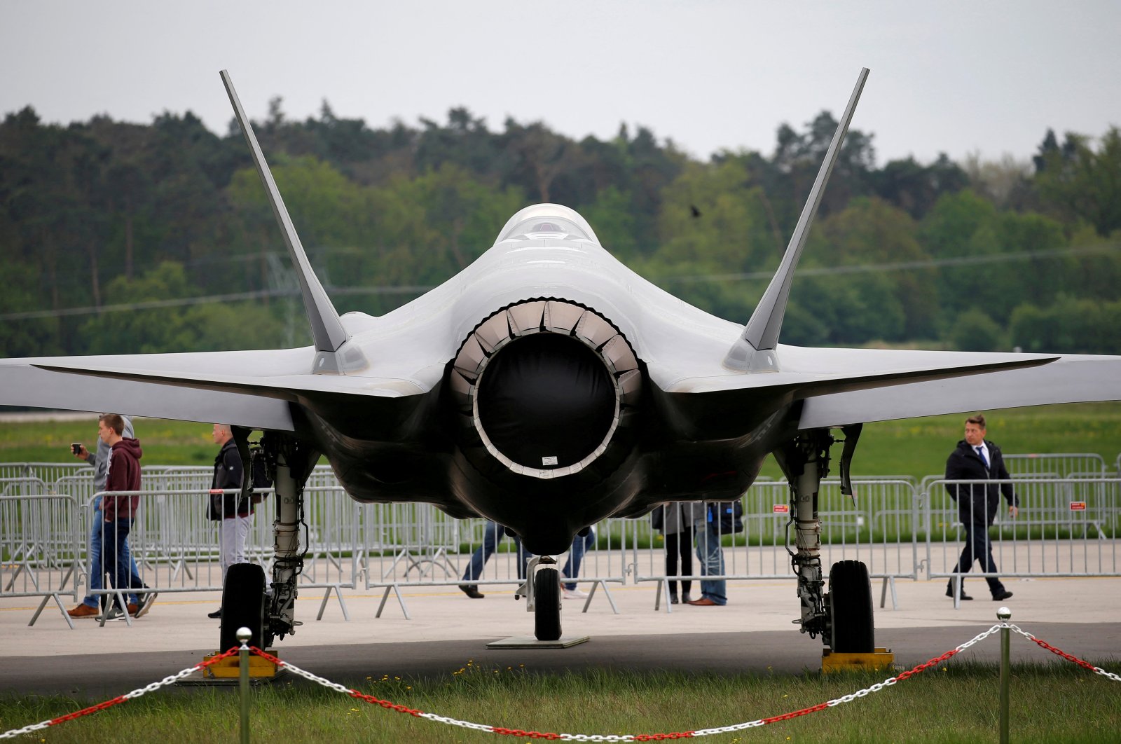 A Lockheed Martin F-35 aircraft is seen at the ILA Air Show in Berlin, Germany, April 25, 2018. (REUTERS Photo)