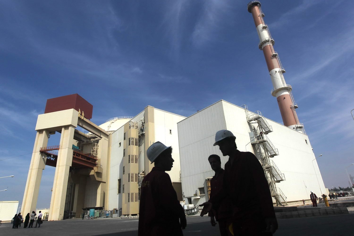 A picture dated Oct. 26, 2010, shows the reactor building at the Russian-built Bushehr nuclear power plant in southern Iran, 1,200 kilometers (745 miles) south of Tehran, Iran. (AFP Photo)