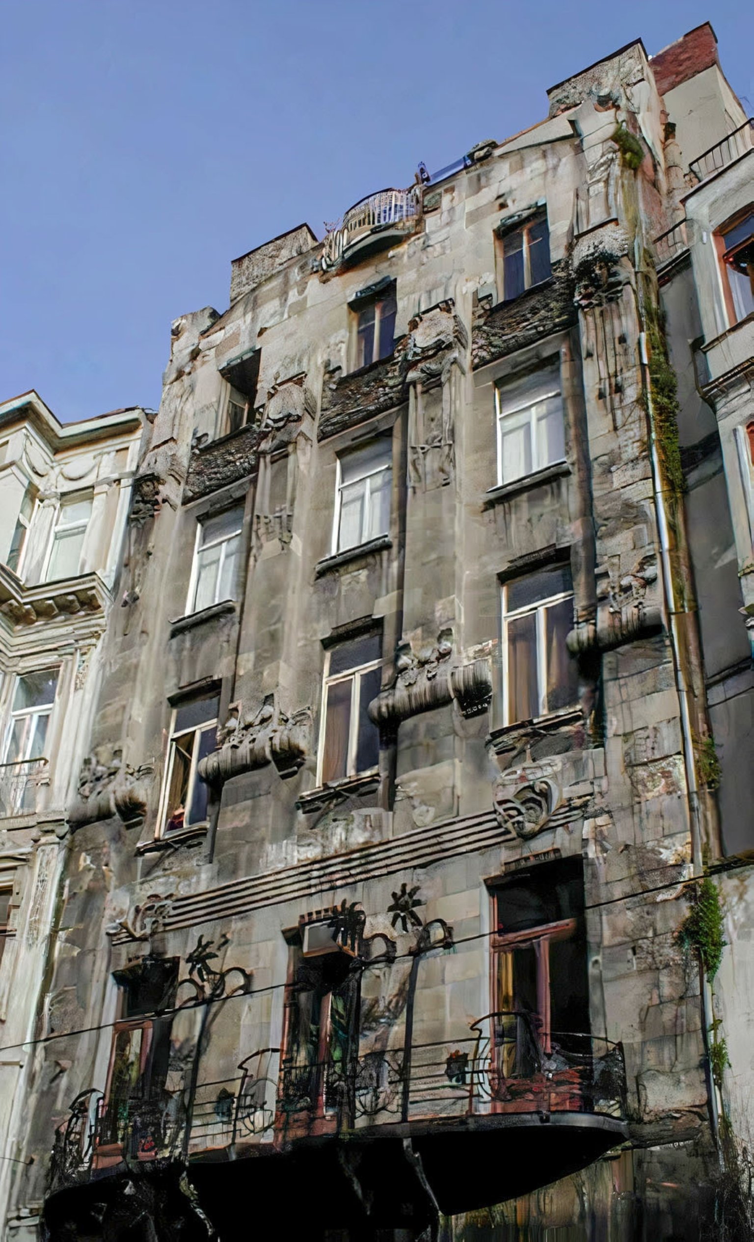 Potter'ın Beyoğlu, İstanbul, Türkiye'deki dairesinin ön cephesinden görünüm.  (Sabah dosya fotoğrafı)