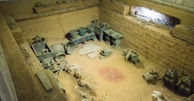 A view of the Tomb of Fu Hao at Yin Ruins, a famous UNESCO World Heritage site in Anyang, Henan, China, Nov. 26, 2014. (Shutterstock)